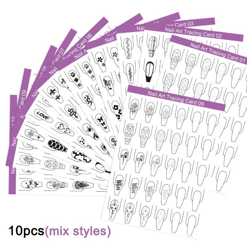 Resin Art Guide Book - 10 unidades de papel para prática