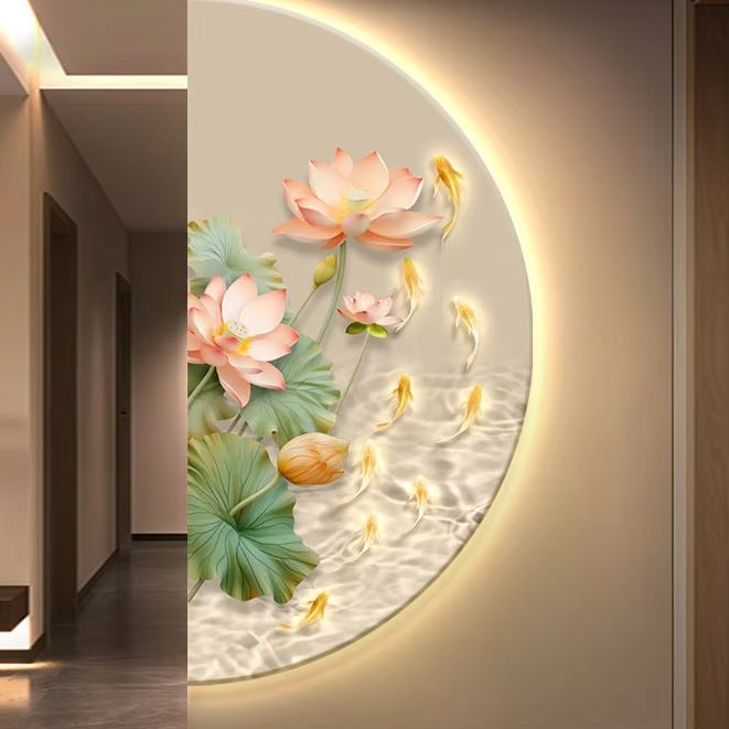 Resin Art On Wood - Pintura decorativa luminosa em forma de