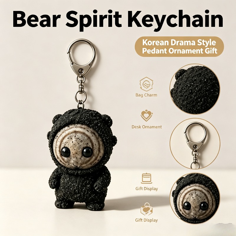 Resin Art Keychain - Donggung The East Palace Ttokgwi: Chaveiro