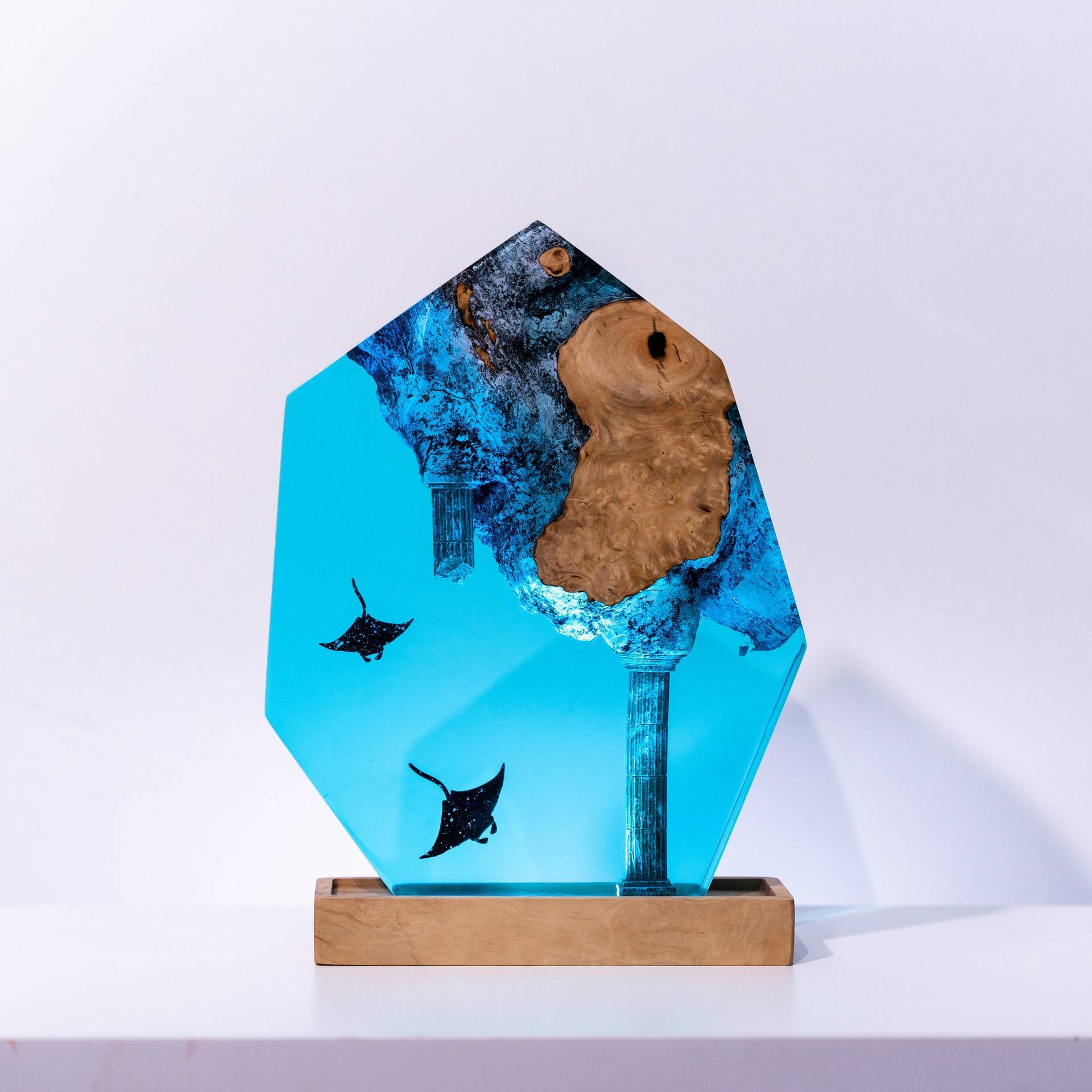 Resin Artist - Itens personalizados luz de mesa de