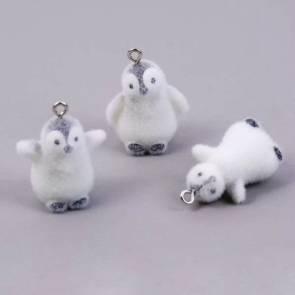 Resin Art Love - 5 pçs reunindo pequeno pinguim resina