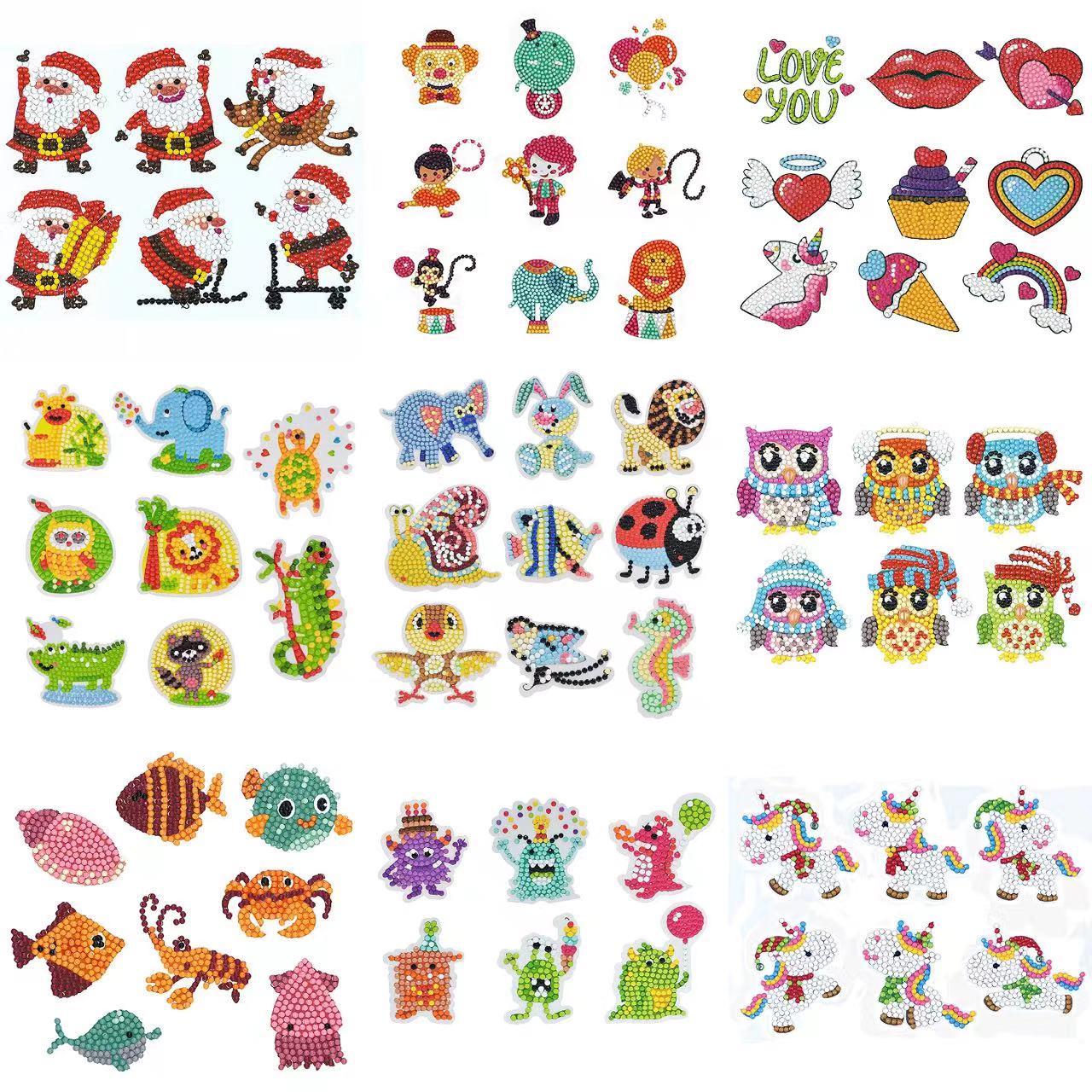 5D Diamond Painting Stickers K - Resin Art Kits avaliação e preço