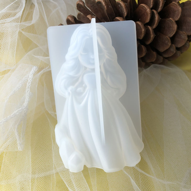3d bonito princesa silicone ve - Resin Art Things avaliação e preço