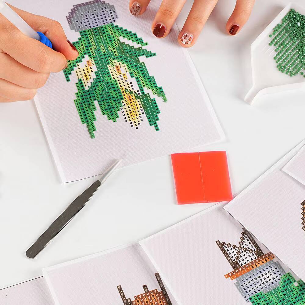 Huacan 12 pçs paisagem mini pi - Resin Art Guide Book avaliação e preço