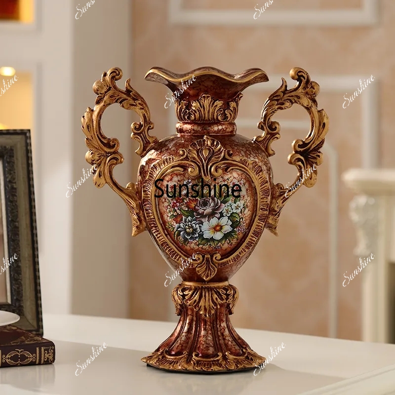 Vaso de resina de palácio de l - Resin Art Gift For Wedding avaliação e preço