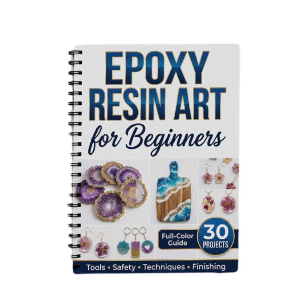 Manual de Arte em Resina Epóxi - Resin Art Guide Book avaliação e preço