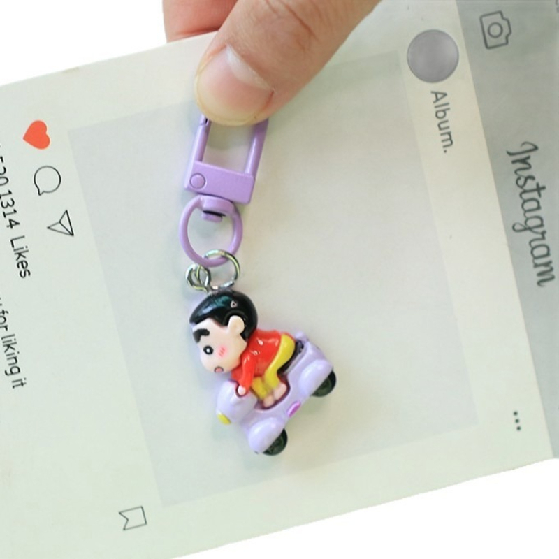 Chaveiro Crayon Shin-chan: Pin - Resin Art Keychain avaliação e preço