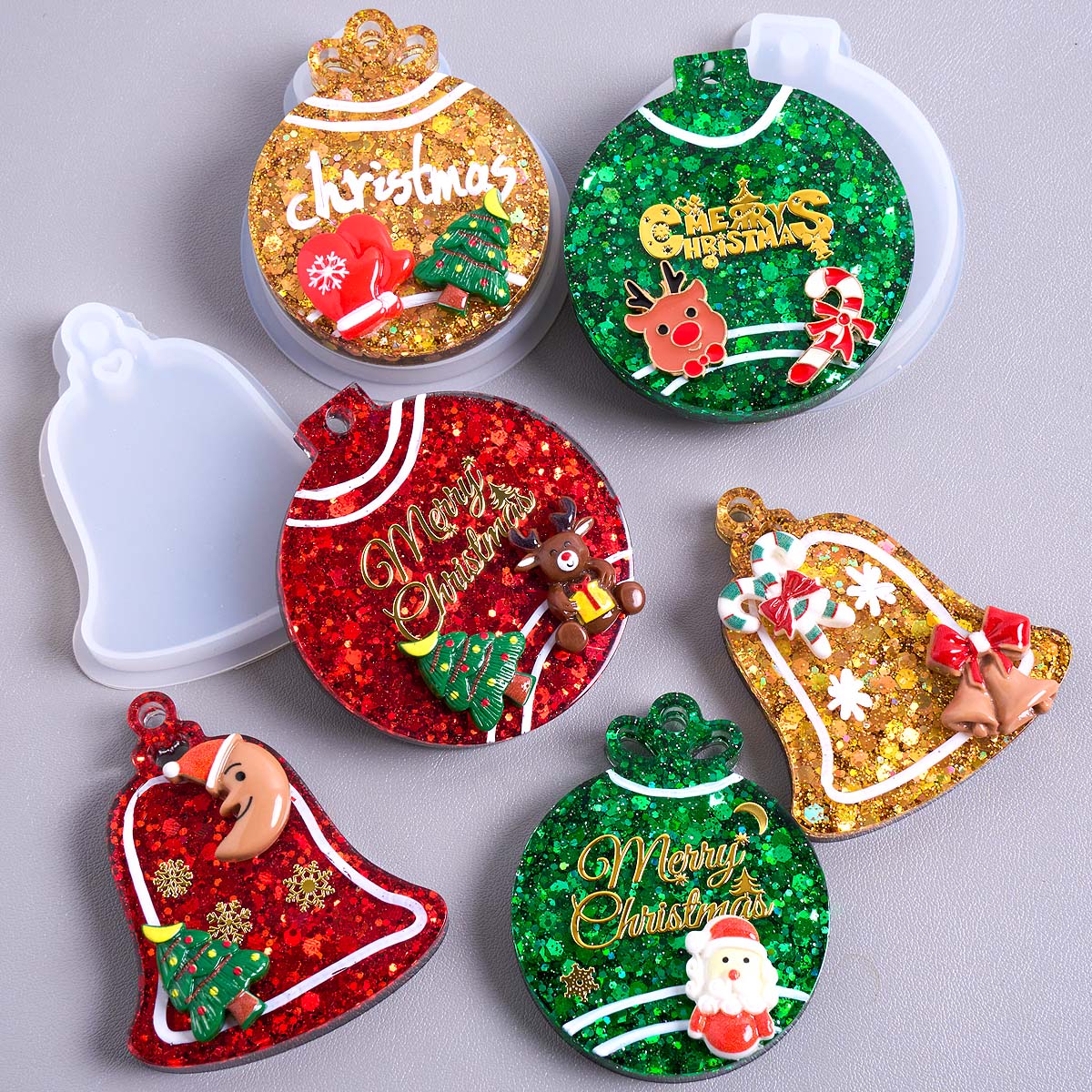 Etiqueta de natal pingente mol - Resin Art Things avaliação e preço