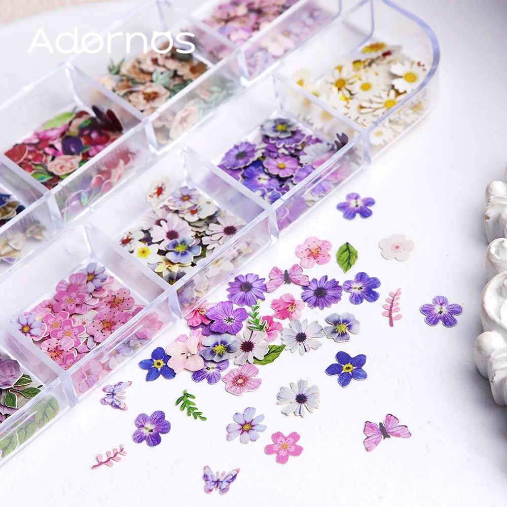 12 Grades de Adesivos de Unha  - Resin Art And Wood avaliação e preço