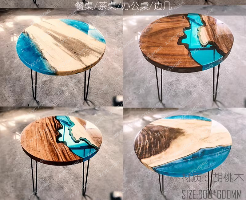Mesa de jantar criativa em res - Resin Art And Wood avaliação e preço