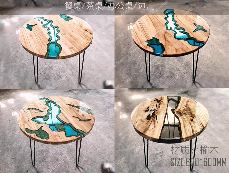 Mesa de jantar criativa em res - Resin Art And Wood avaliação e preço