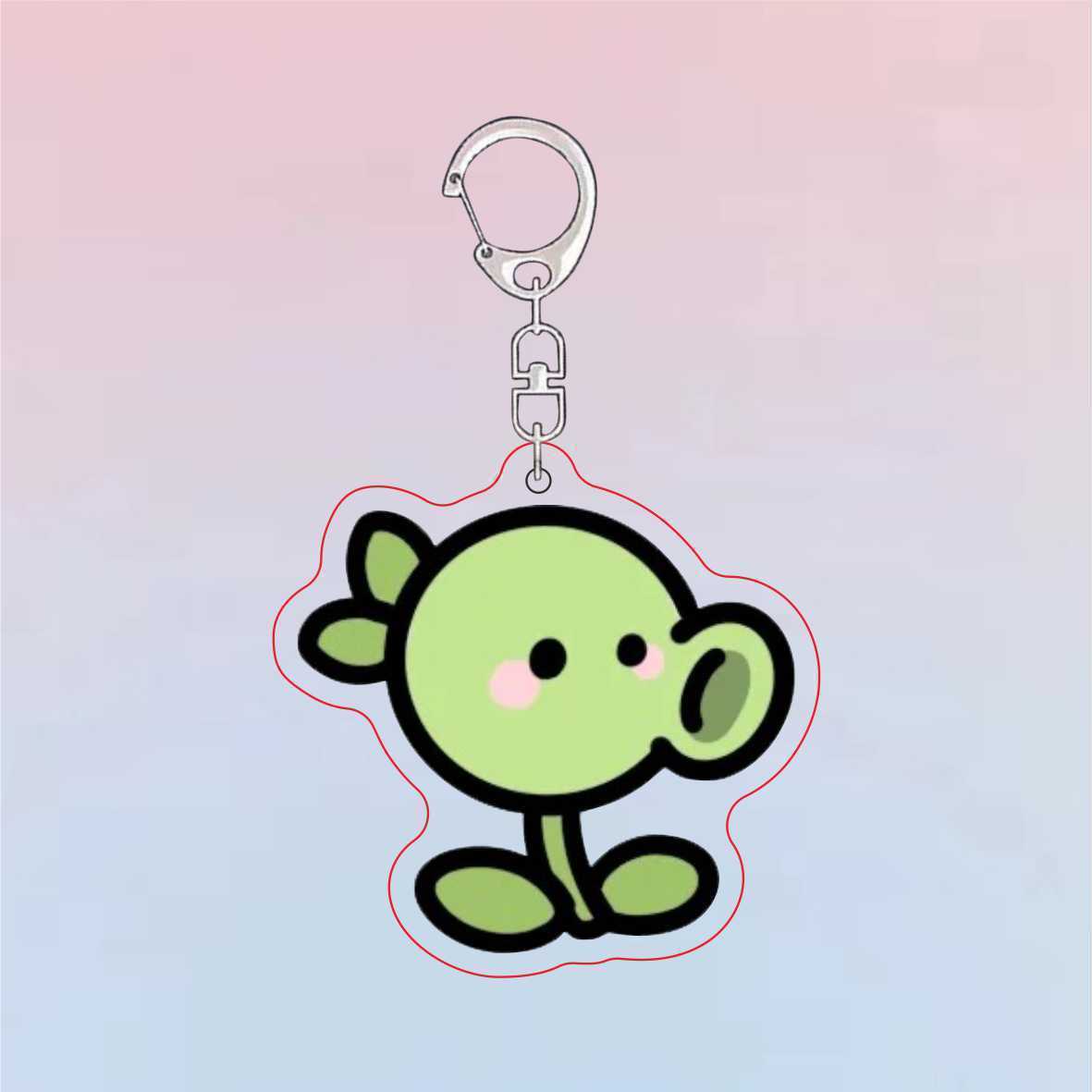Chaveiro Acrílico Fofo Plants  - Resin Art Keychain avaliação e preço