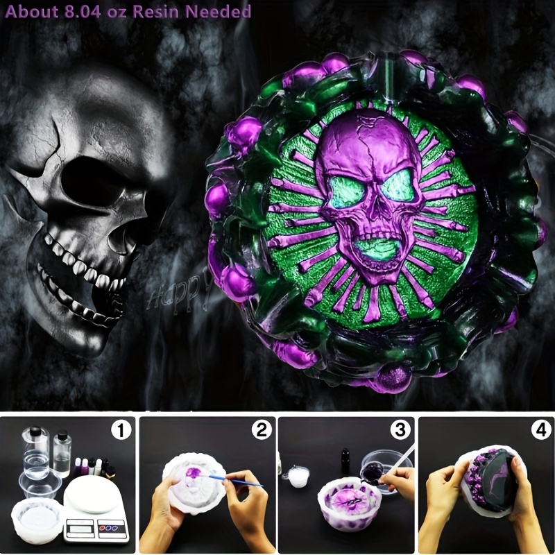 Molde de cinzeiro, molde de re - Resin Art Things avaliação e preço
