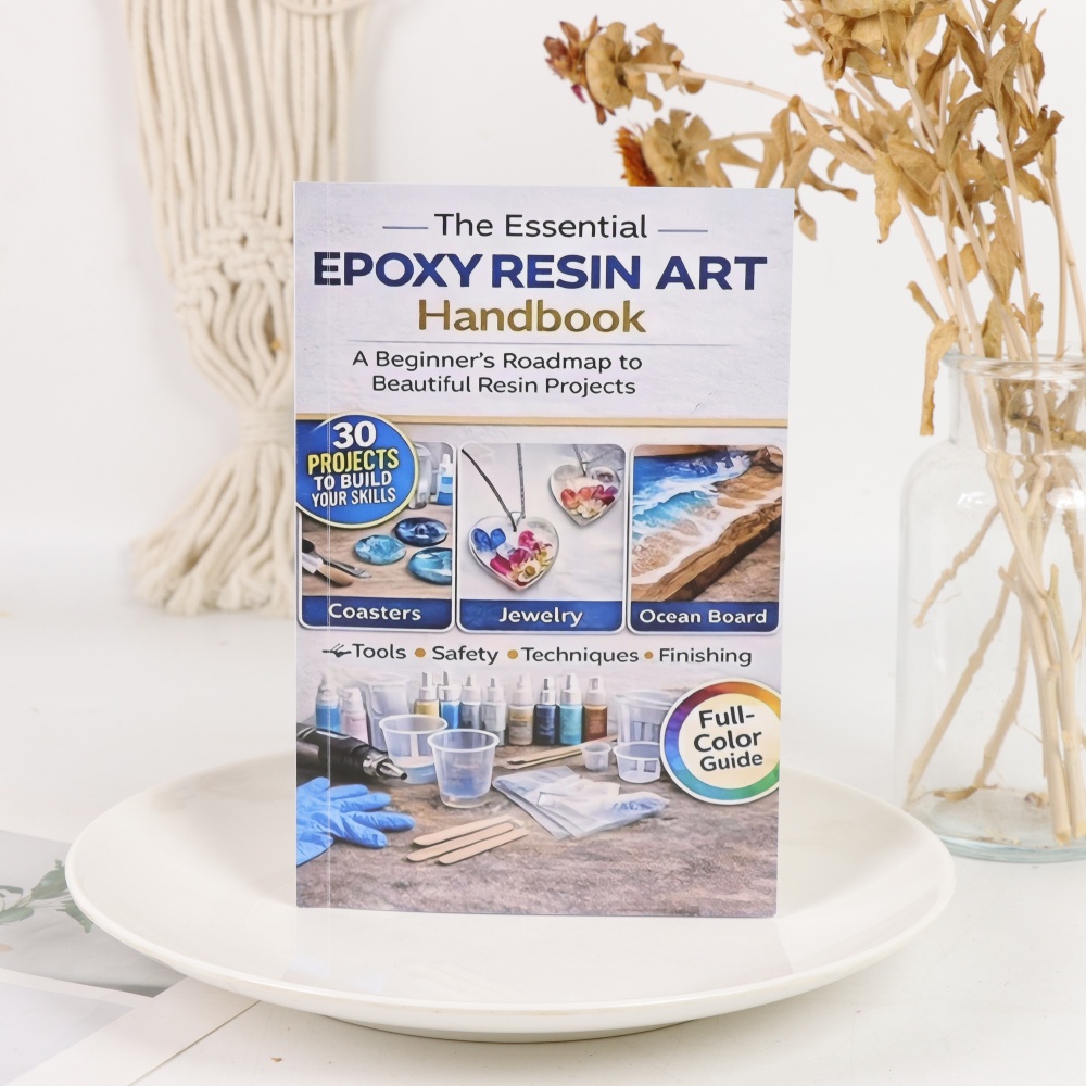 Manual de Arte com Resina Epóx - Resin Art Guide Book avaliação e preço