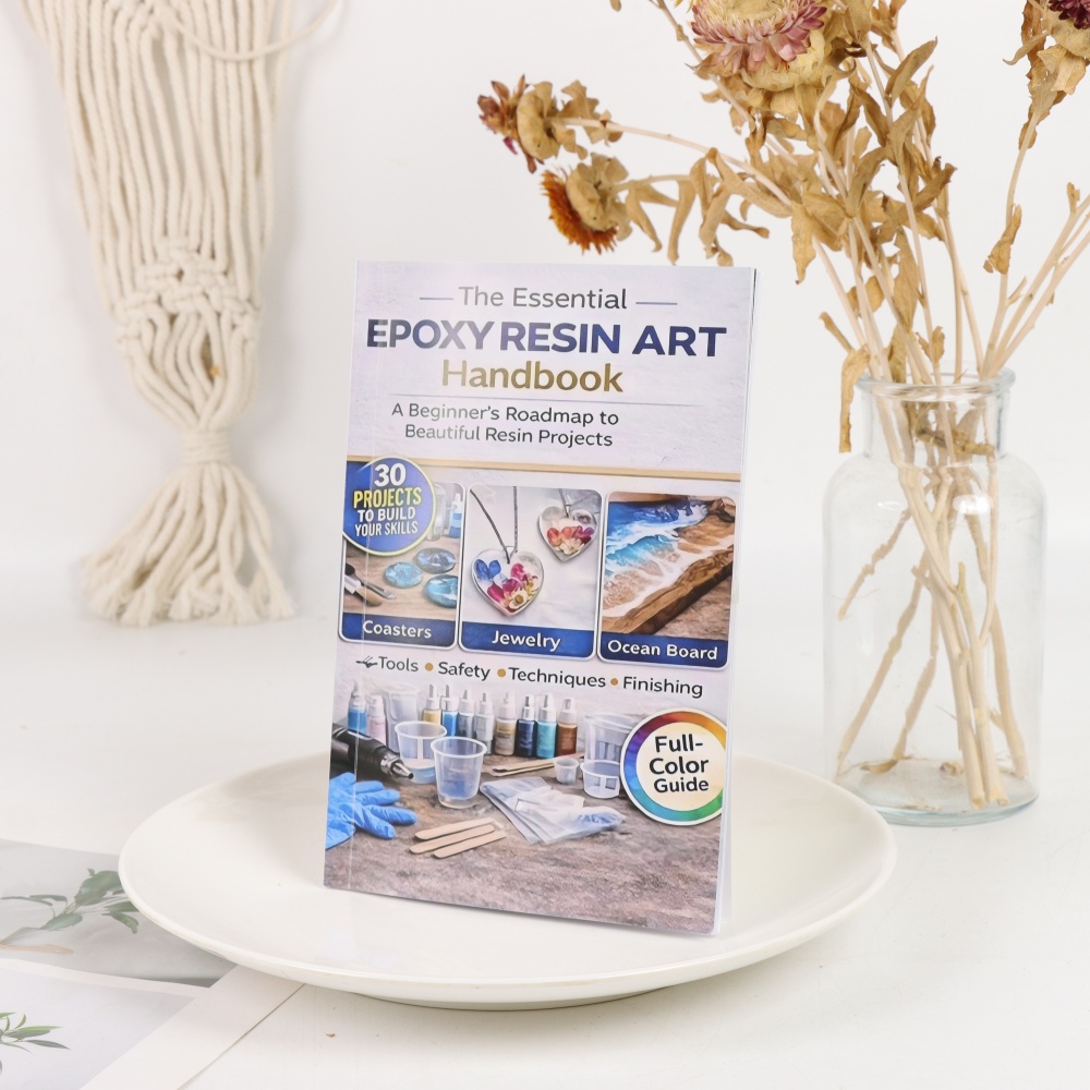 Manual de Arte com Resina Epóx - Resin Art Guide Book avaliação e preço