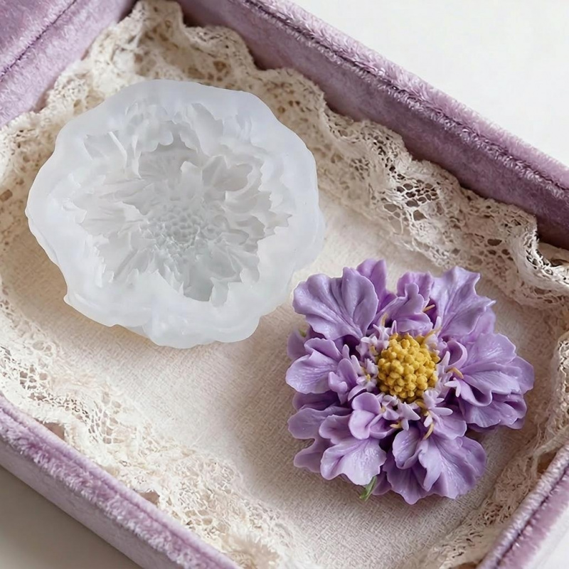 1 molde de silicone para flore - Resin Artist avaliação e preço