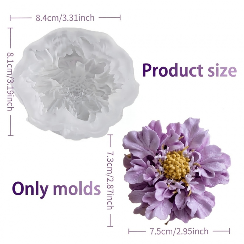 1 molde de silicone para flore - Resin Artist avaliação e preço
