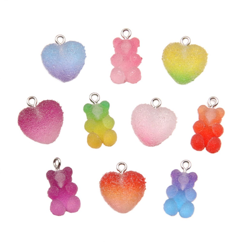 20 pçs cor gradiente doces res - Resin Art Love avaliação e preço