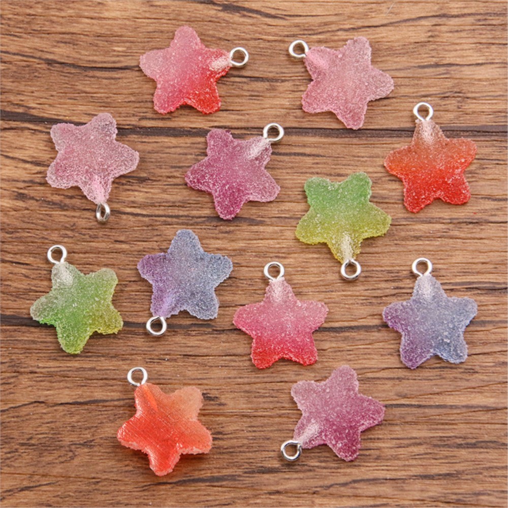 20 pçs cor gradiente doces res - Resin Art Love avaliação e preço