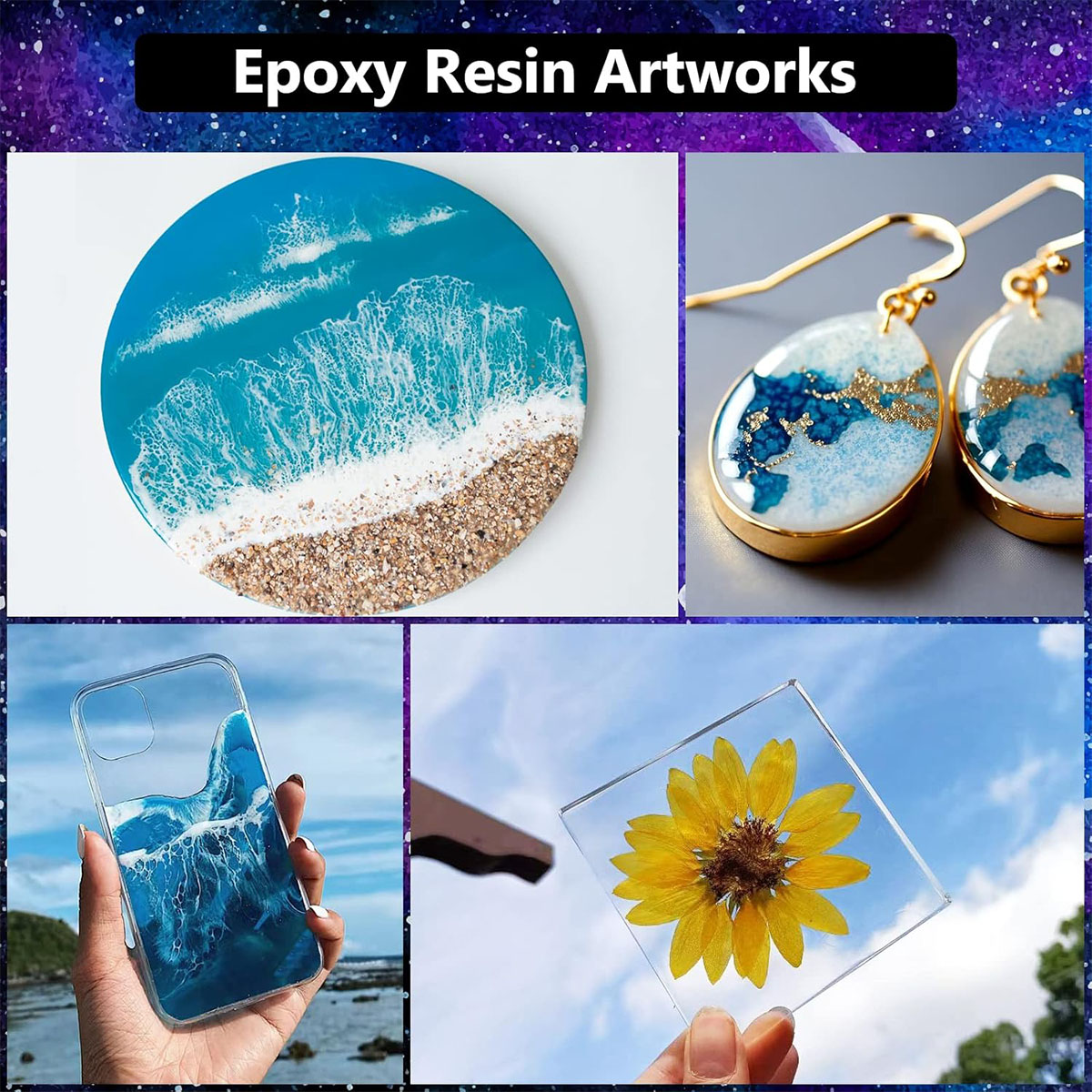 Kit de resina epóxi cristalina - Resin Art And Wood avaliação e preço