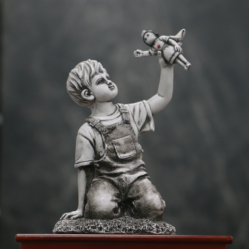 Estátua de Arte Banksy, Figuri - Resin Art Gift For Wedding avaliação e preço