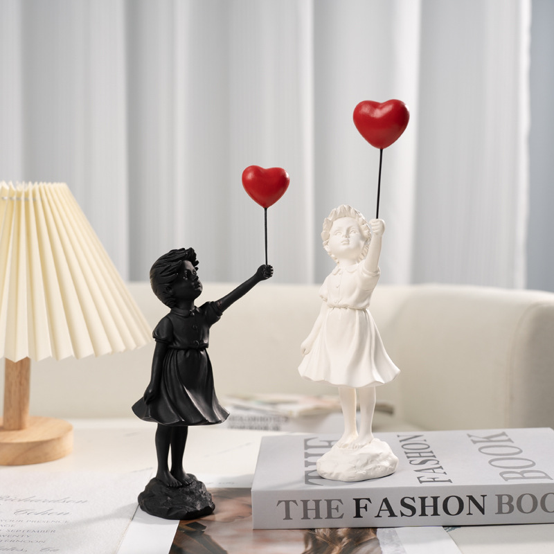Estátua de Arte Banksy, Figuri - Resin Art Gift For Wedding avaliação e preço