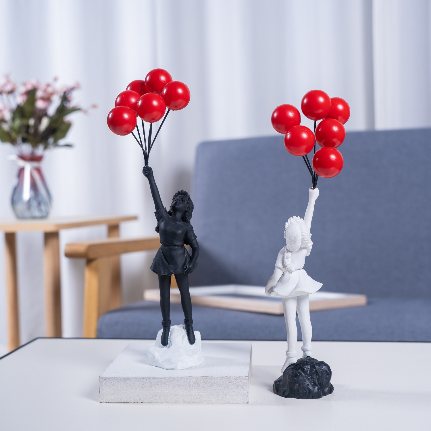 Estátua de Arte Banksy, Figuri - Resin Art Gift For Wedding avaliação e preço